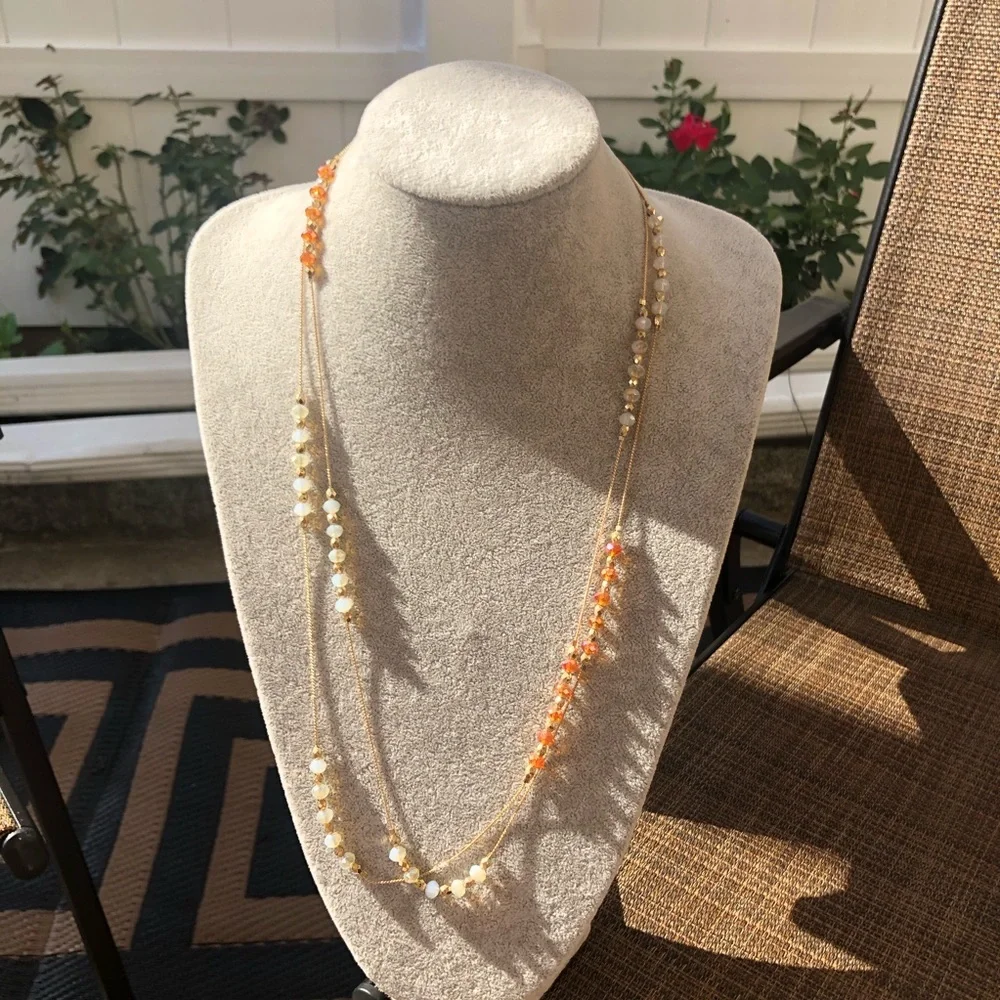 Long Layered Necklace - Picture 1 of 13